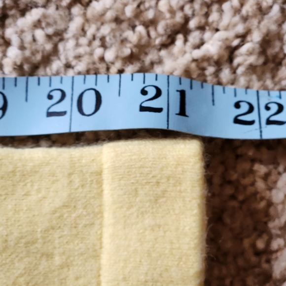 VTG Talbott Taralan Collared Cardigan Size M Color Yellow - Picture 5 of 10